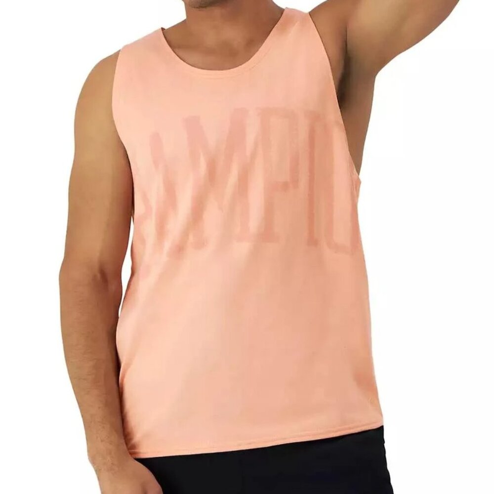 Champion -Tank Top Mens M Peach Logo Got Game Sleeveless T-Shirt Workout Gym New